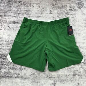 NWT - New Balance Tournament Short Green - Men's 2XL XXL - MS21403P‎